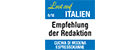 Lust auf Italien: Edelstahl-Espressokocher für 6 Tassen, für Induktion, Gas, Ceran