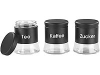 Cucina di Modena Vorratsdosen-Set für Tee, Kaffee & Zucker, 3 Stk.